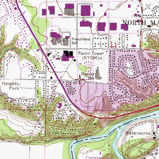 Topographic Map of The Church of Jesus Christ of Latter Day Saints, MN