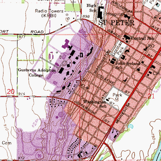 Topographic Map of Philosophy House, MN