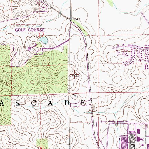 Topographic Map of Mayo Family Clinic Northwest, MN