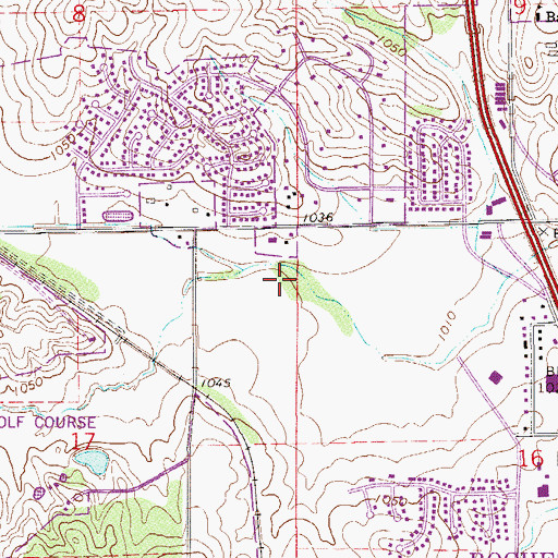 Topographic Map of Lincolnshire Park, MN