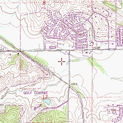 Topographic Map of Second Frank Canine Park, MN