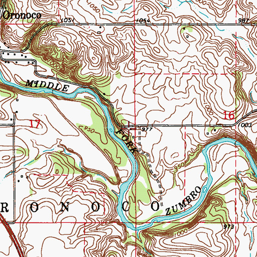 Topographic Map of Rehoboth Adult and Elderly Care Center, MN