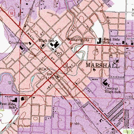Topographic Map of Schwan Museum, MN