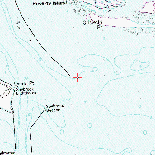 Topographic Map of Connecticut River, CT