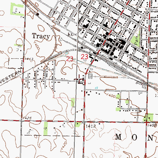 Topographic Map of Cedar Lane Trailer Park, MN