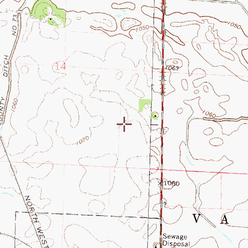 Topographic Map of John and Apollenea Daub Family Plot, MN