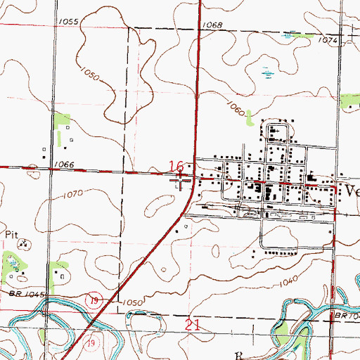 Topographic Map of Holy Name Catholic Church Cemetery, MN