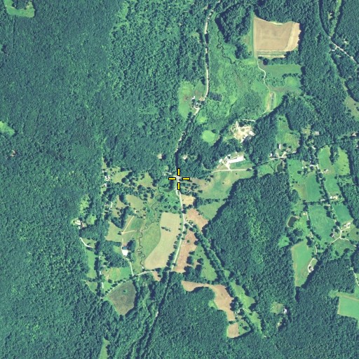 Aerial/Satellite Image of Cornwall Hollow, CT