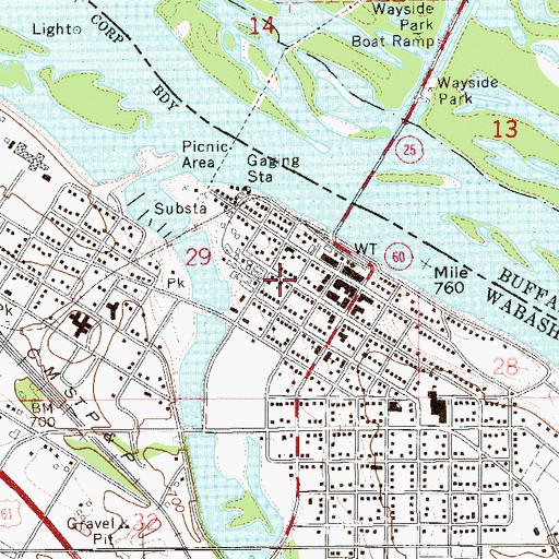 Topographic Map of United Church of Christ, MN