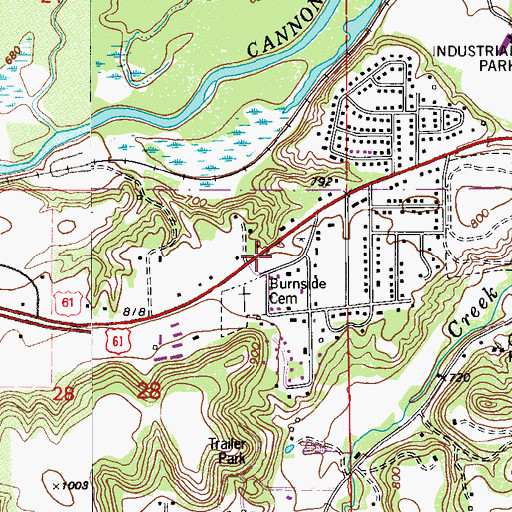 Topographic Map of Seventh Day Adventist Church, MN