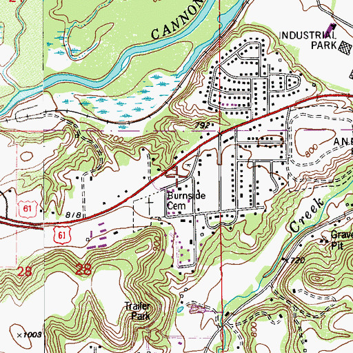 Topographic Map of Jehovahs Witnesses Congregation, MN