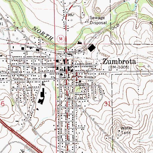 Topographic Map of Congregational Church, MN