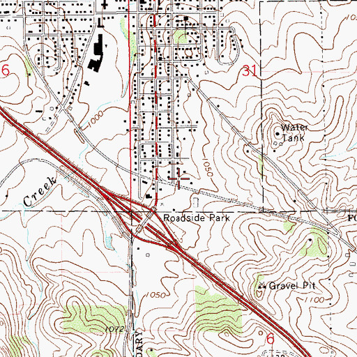 Topographic Map of Our Saviour's Lutheran Church, MN