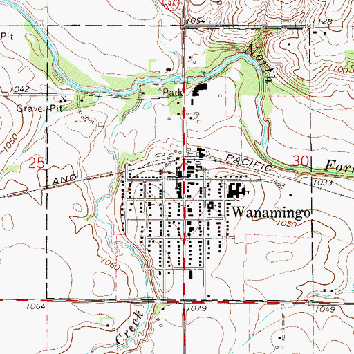 Topographic Map of Olmsted Medical Center, MN