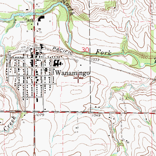 Topographic Map of Riverview Manor, MN