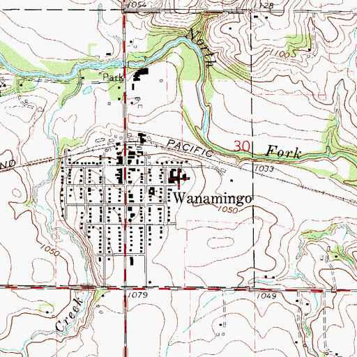 Topographic Map of New Life Church, MN