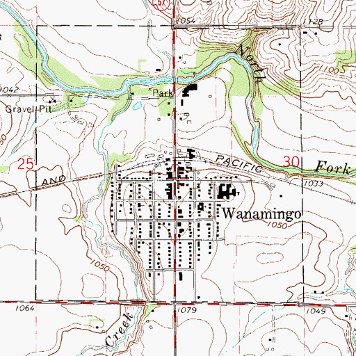 Topographic Map of Aspelund Emmanuel Church, MN