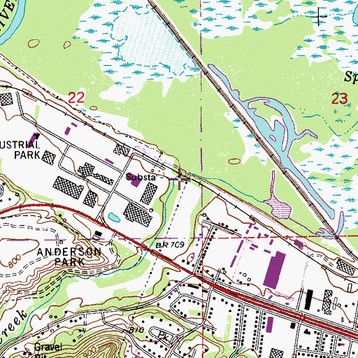 Topographic Map of Goodhue County Poor Farm Cemetery, MN
