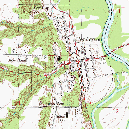 Topographic Map of Sibley County Historical Museum, MN