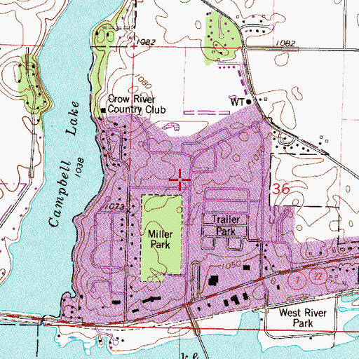 Topographic Map of The Church of Jesus Christ of Latter Day Saints, MN