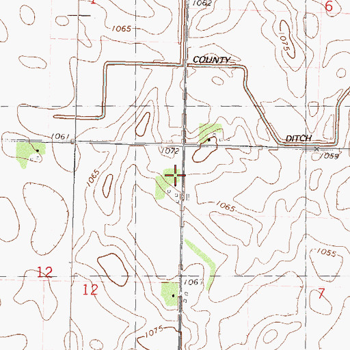 Topographic Map of Theile - Schafer Grave Site, MN