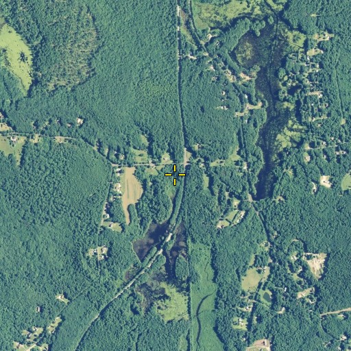 Aerial/Satellite Image of Crow Hill Brook, CT
