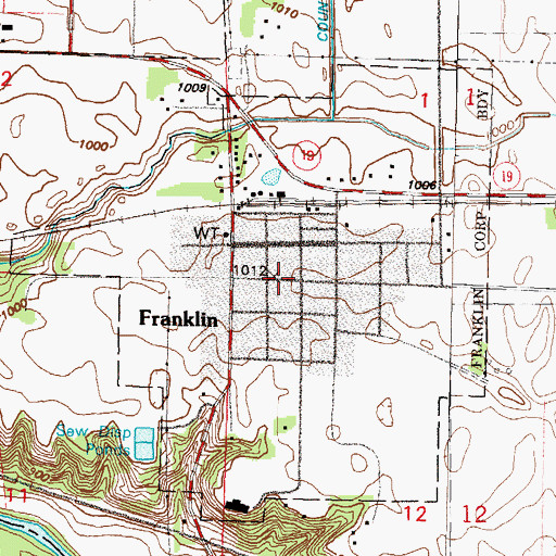 Topographic Map of Cedar Mountain Elementary School, MN