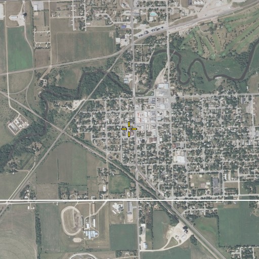 Aerial/Satellite Image of Appleton City Library, MN