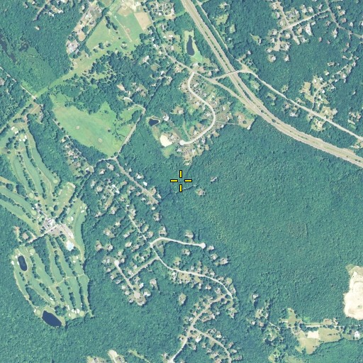 Aerial/Satellite Image of Dark Hollow Brook, CT