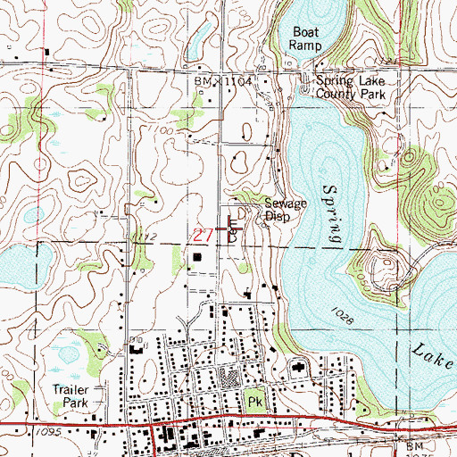 Topographic Map of Dassel Commmunity Cemetery, MN