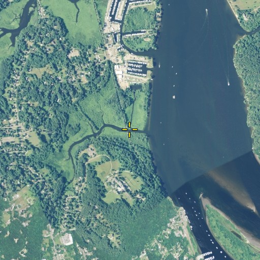 Aerial/Satellite Image of Deep River, CT