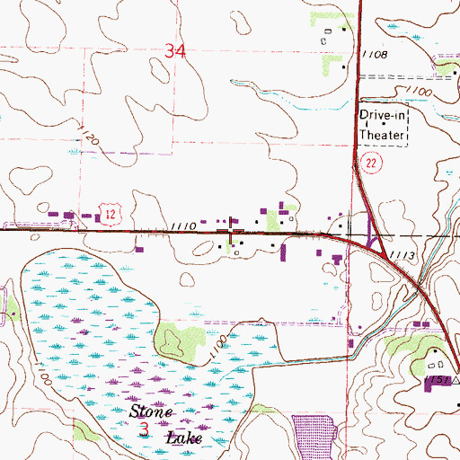 Topographic Map of Kingdom of Jehovahs Witnesses, MN