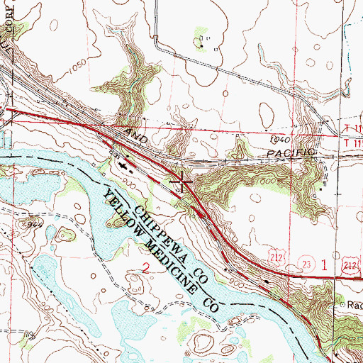 Topographic Map of Minnesota River Valley Overlook, MN
