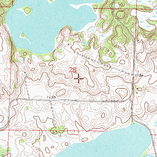 Topographic Map of Hitman Family Cemetery, MN