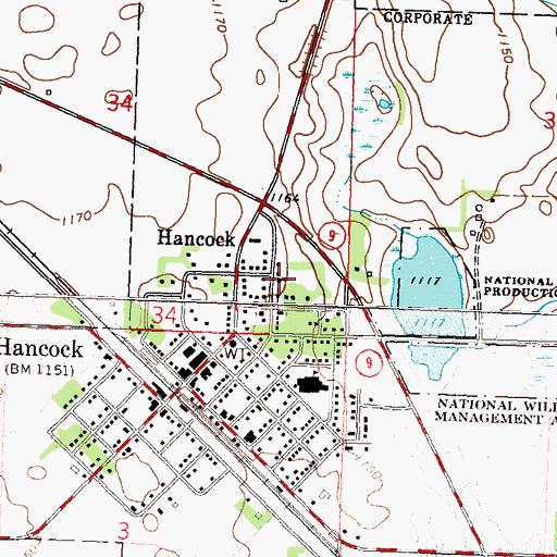Topographic Map of Christian Reformed Church, MN