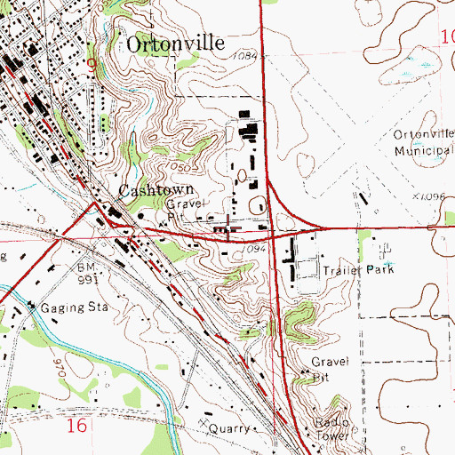 Topographic Map of Kingdom Hall of Jehovahs Witnesses, MN