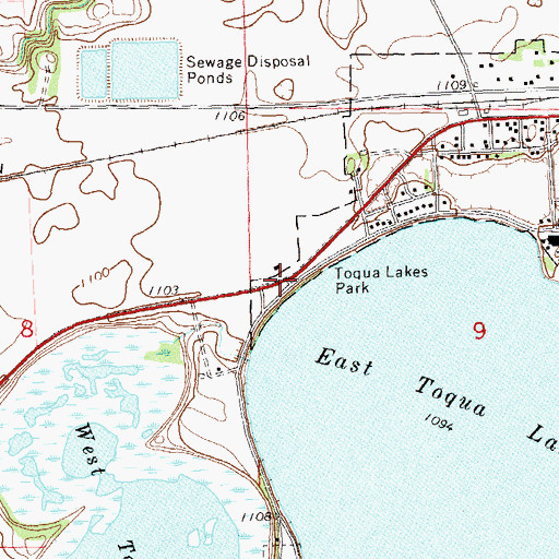 Topographic Map of Graceville Historical Marker, MN