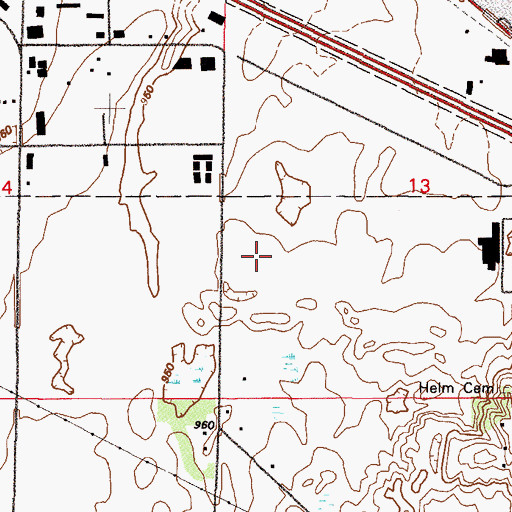 Topographic Map of Little Mountain Elementary School, MN