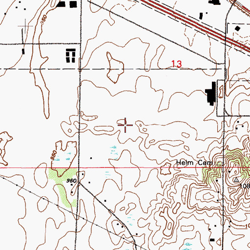 Topographic Map of Cardinal Hills Park, MN
