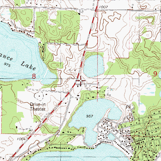Topographic Map of Buffalo Unitarian Universalist Church, MN