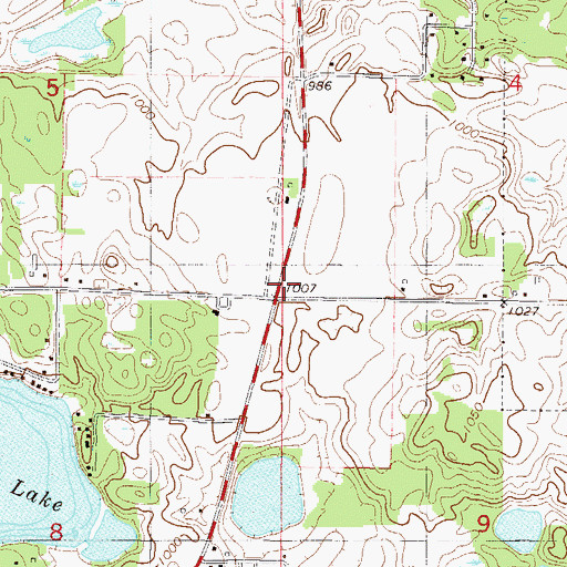 Topographic Map of Buffalo Free Evangelical Church, MN