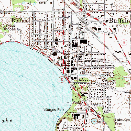 Topographic Map of The Church of Jesus Christ of Latter Day Saints, MN