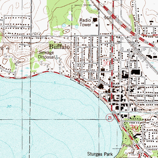 Topographic Map of Ebenezer Covenant Home, MN