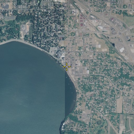 Aerial/Satellite Image of Buffalo Public Library, MN