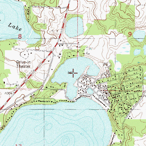 Topographic Map of Little Pulaski Lake, MN