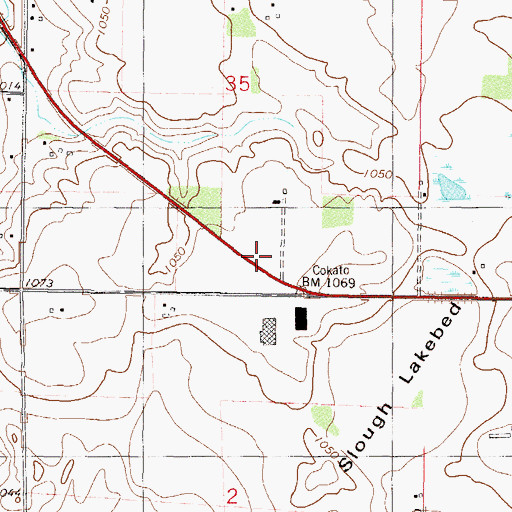 Topographic Map of Saint John's Catholic Church, MN