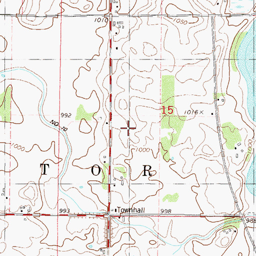 Topographic Map of Howard Lake - Waverly - Winsted High School, MN