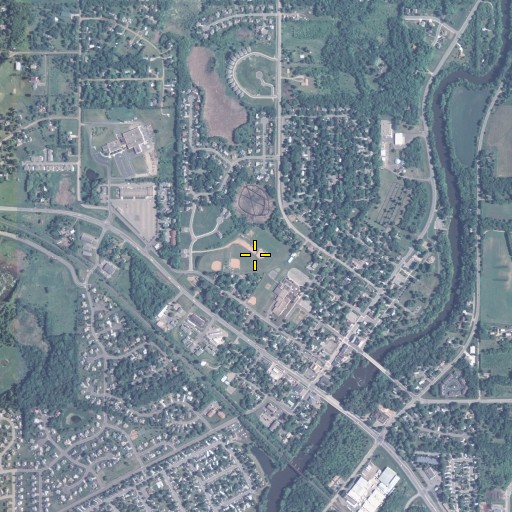 Aerial/Satellite Image of Carver Park, MN