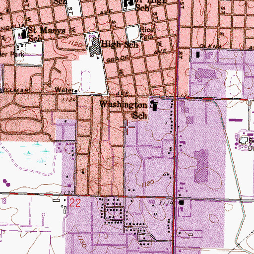 Topographic Map of Redeemer Lutheran Church, MN