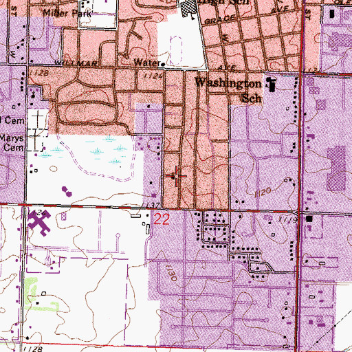 Topographic Map of Christian Reformed Church, MN